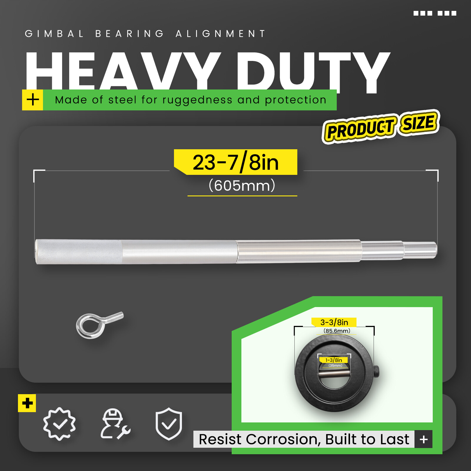 Bearing Puller Installer + Alignment Tool For Mercruiser Alpha Bravo MR OMC