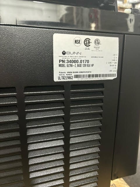 BUNN Ultra-2 HP Slush Machine Frozen Drink/ Beverage System-BASE ONLY