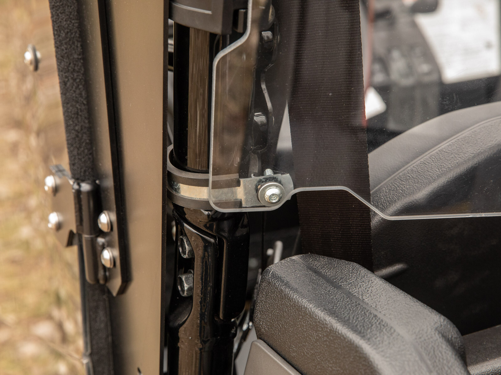 SuperATV Light Tint Rear Windshield for Honda Pioneer 1000 (2016+)