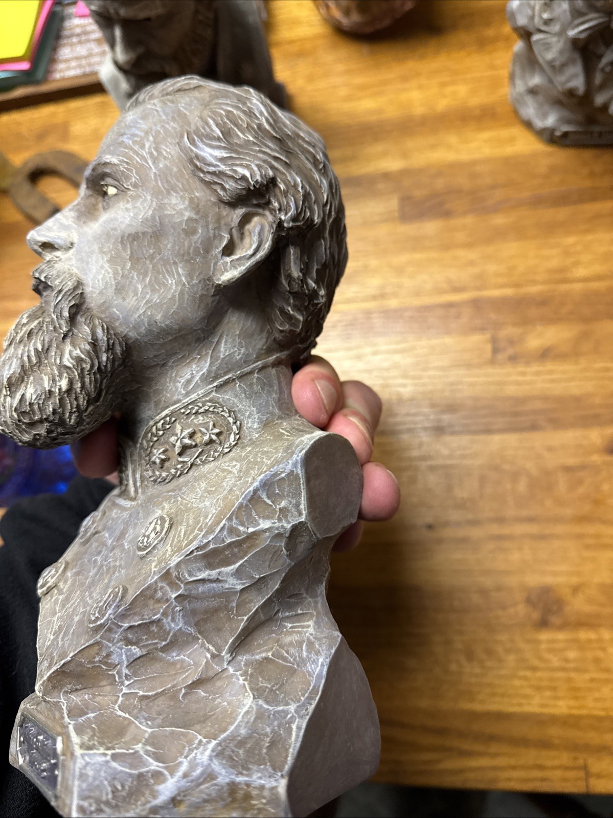 Vanmark Civil War Confederate General Nathan Bedford Forrest Bust Statue Figure