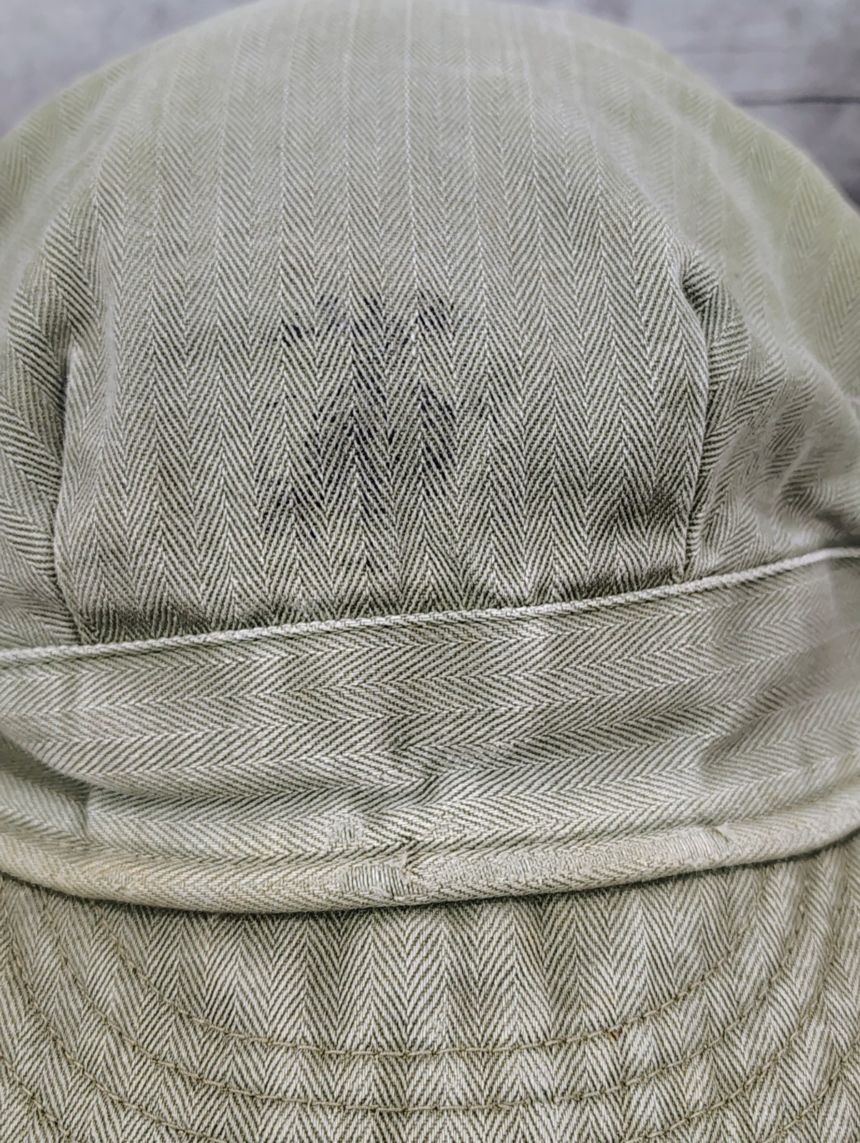 Vintage Original WWII Korean War USMC HBT Cap Hat