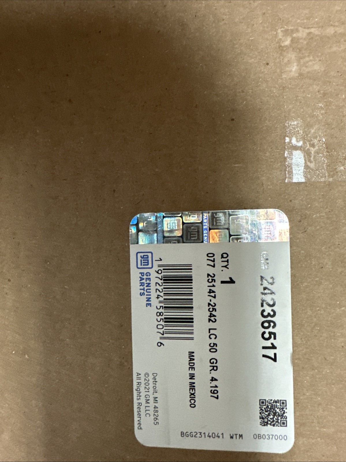 OEM GM TRANSMISSION FILTER KIT-Filter 24236517,Gasket 24226850,Seal 24225347*