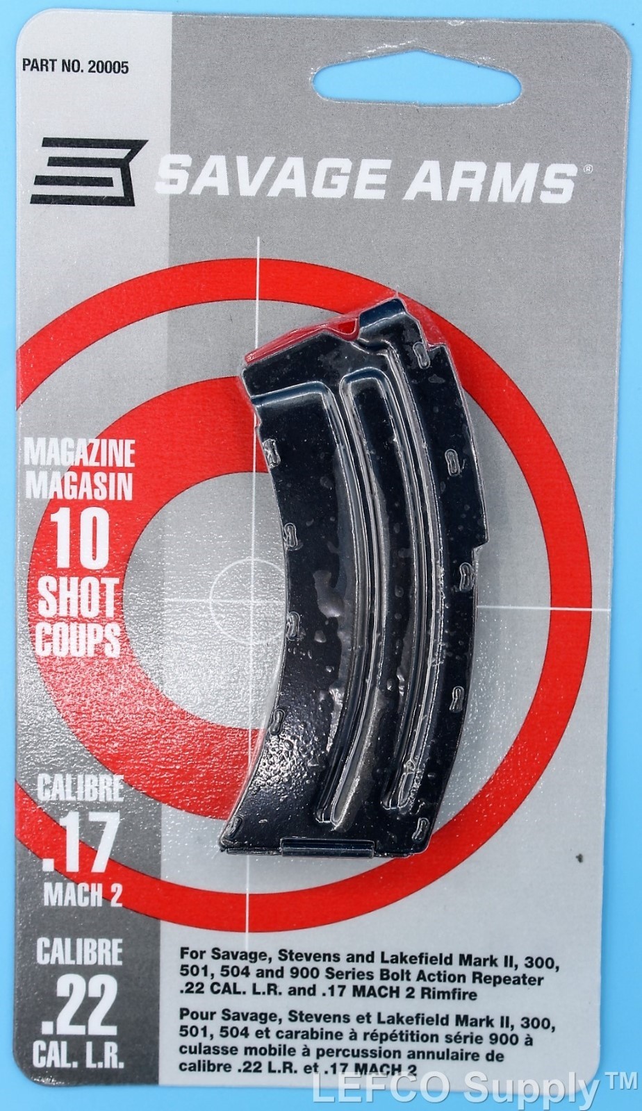 Savage 10 RD Round Magazine 22 LR Genuine Clip Mag Mark II 2 501 504 900 # 20005
