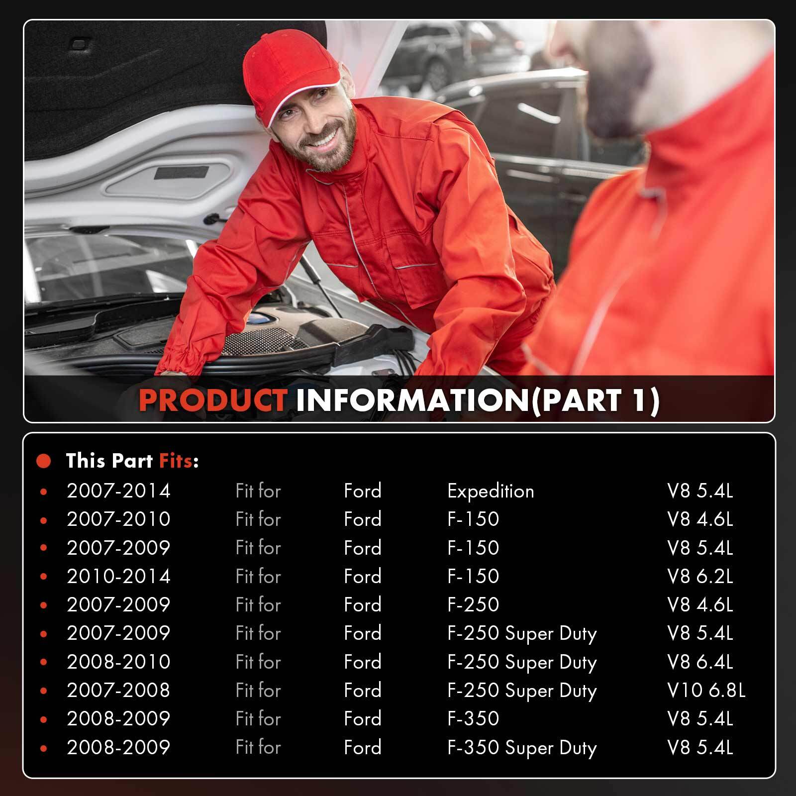 AC Compressor w/ Clutch for Ford F-150 2007-2014 F-350 F-450 F-550 Super Duty