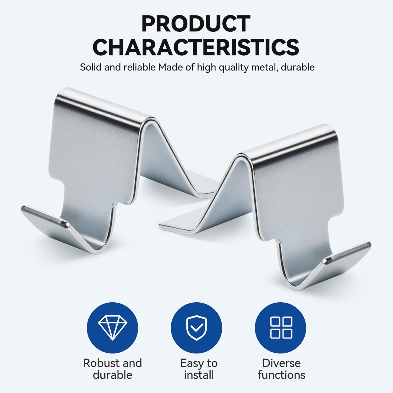 Metal Cabinet S-Clips 16 PCS Compatible with Sandusky and Other Cabinets