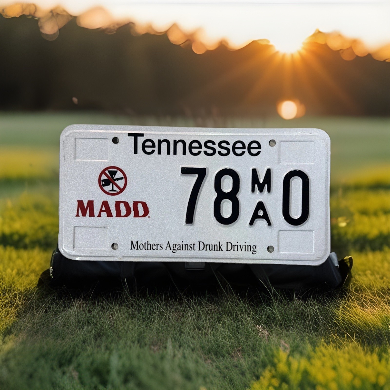 Tennessee Madd License Plate Mothers Against Drunk Driving 78 MA0
