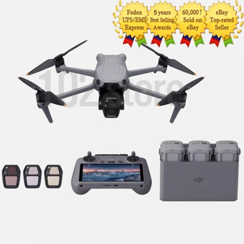 DJI Air 3S Fly More Combo Camera Drone (DJI RC 2 Remote Controller) 4K/60fps HDR