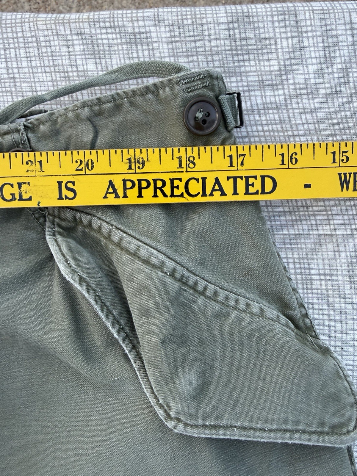 US Military M-1951 Field Trousers Korean War Era Regular Medium Green - 3 pairs