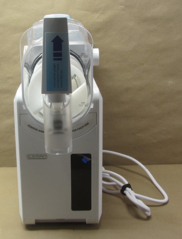 Iceman Slush-Ease Slushy Maker with Customizable Thickness, 64oz, White