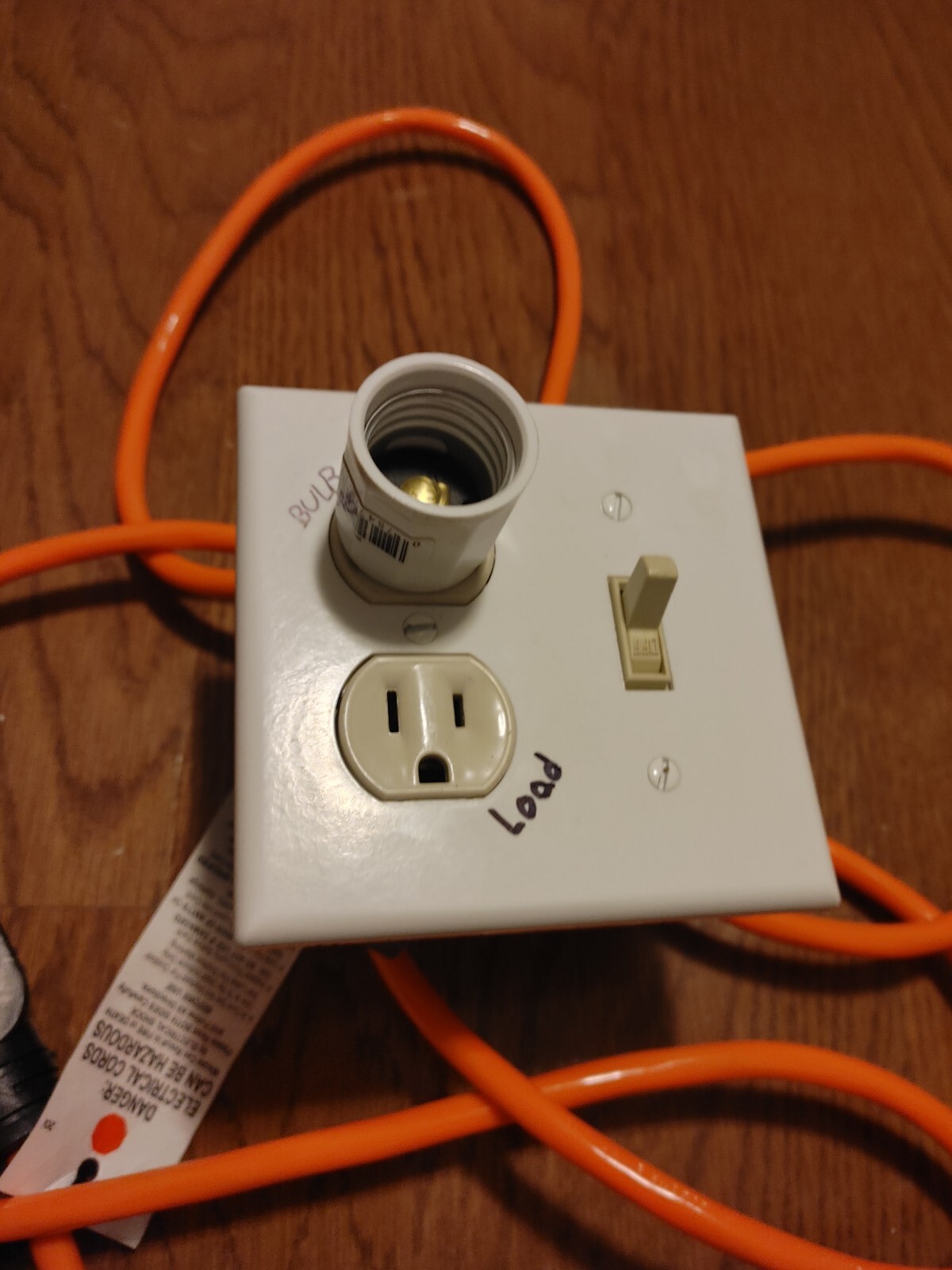 Dim Bulb Tester with 100W Bulb Current Limiter for Amplifiers Stereos Guitar Amp