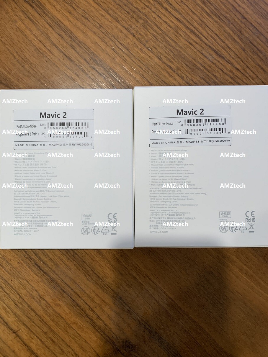 Original DJI Mavic 2 Pro / Zoom Drone Propellers Low-Noise Props Blades X 2 pair