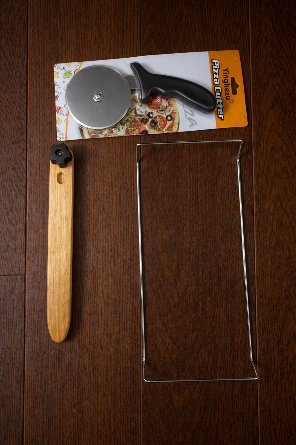 Nexgrill 4-Piece Pizza Grill Kit w/ Stone, Peel & Cutter – New