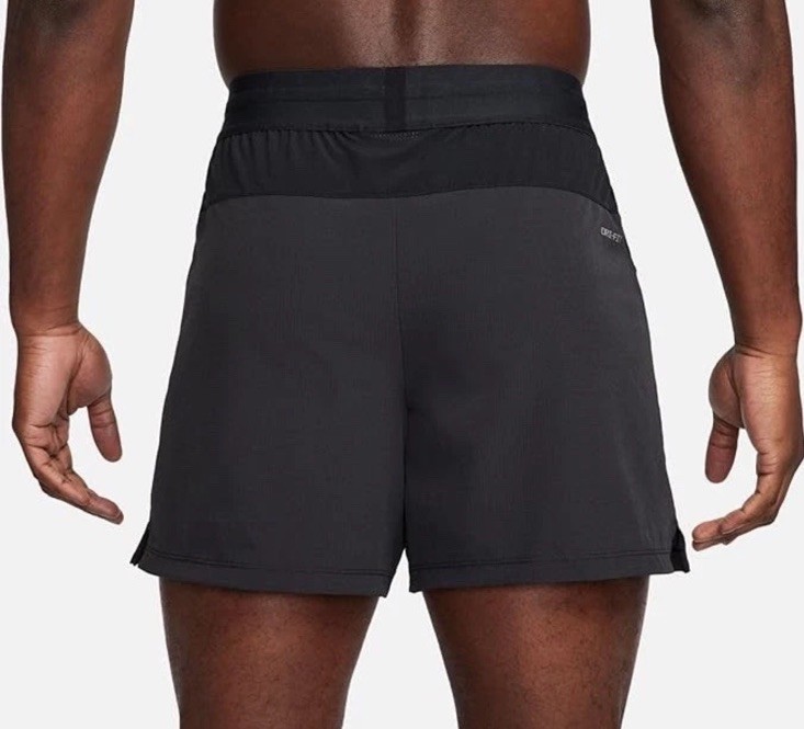 $75 Nike Men’s Flex Rep Dri-FIT 5" Unlined Fitness Shorts FN3002- Black- Medium