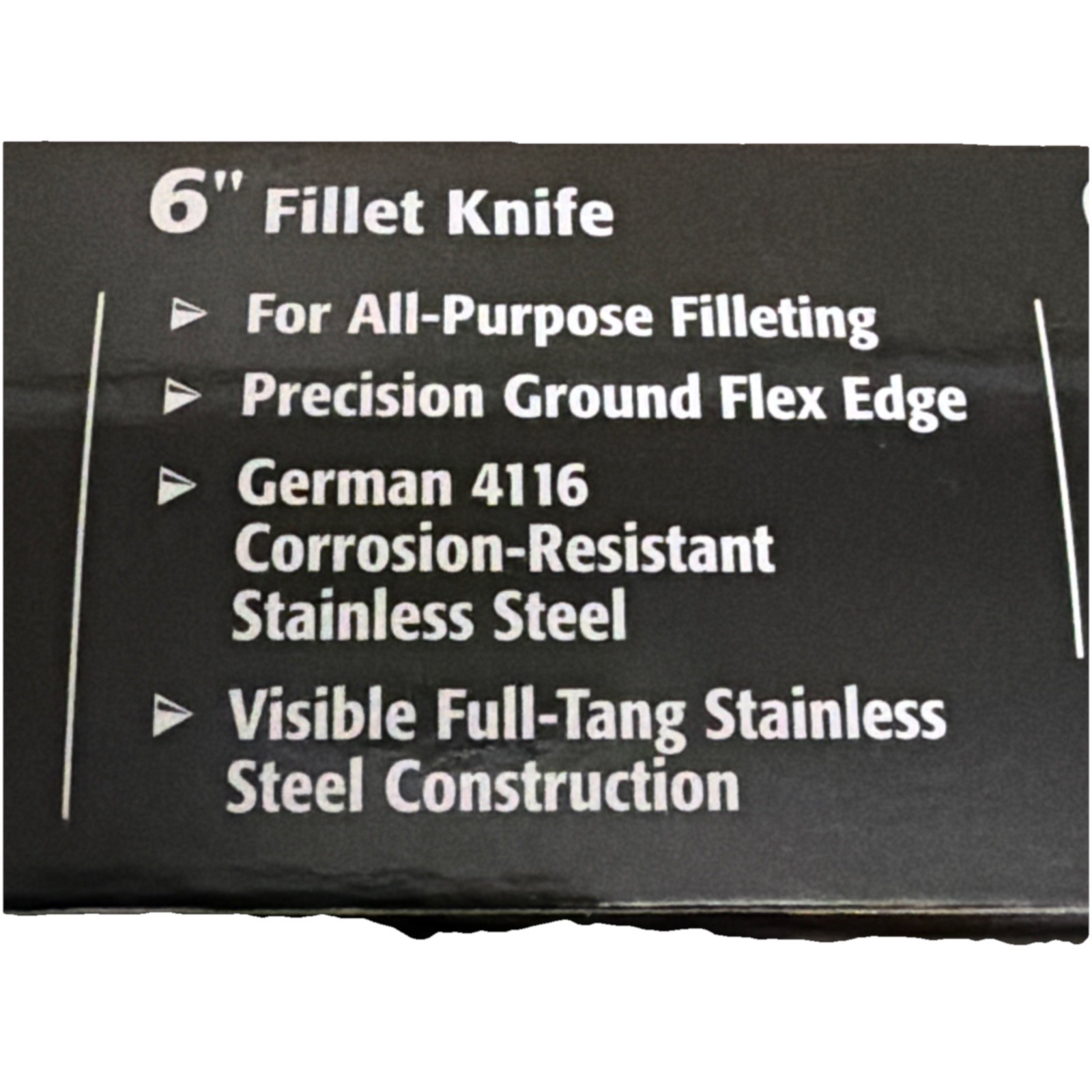 6 Piece Knife & Sharpener Set 4 Knives with Corrosion-Resistant Stainless Steel