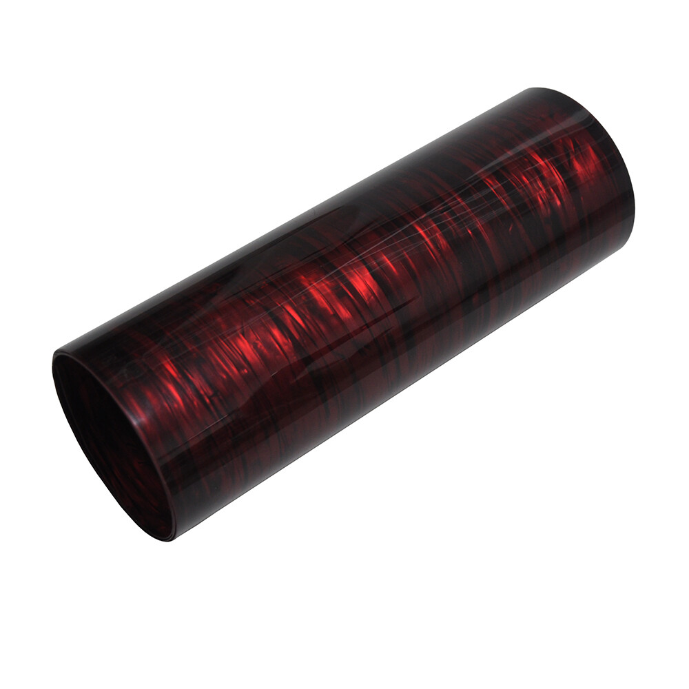 Gauge 0.5mm Celluloid Sheet Drum Wrap Musical Instrument Deco Red Silk