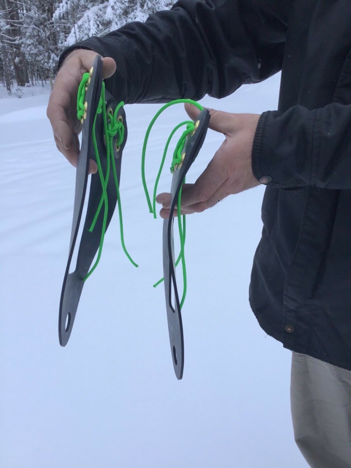 SNOWSHOE BINDINGS, SNOWSHOE HARNESSES, SNOWSHOEING, LIFETIME SNOWSHOE BINDINGS