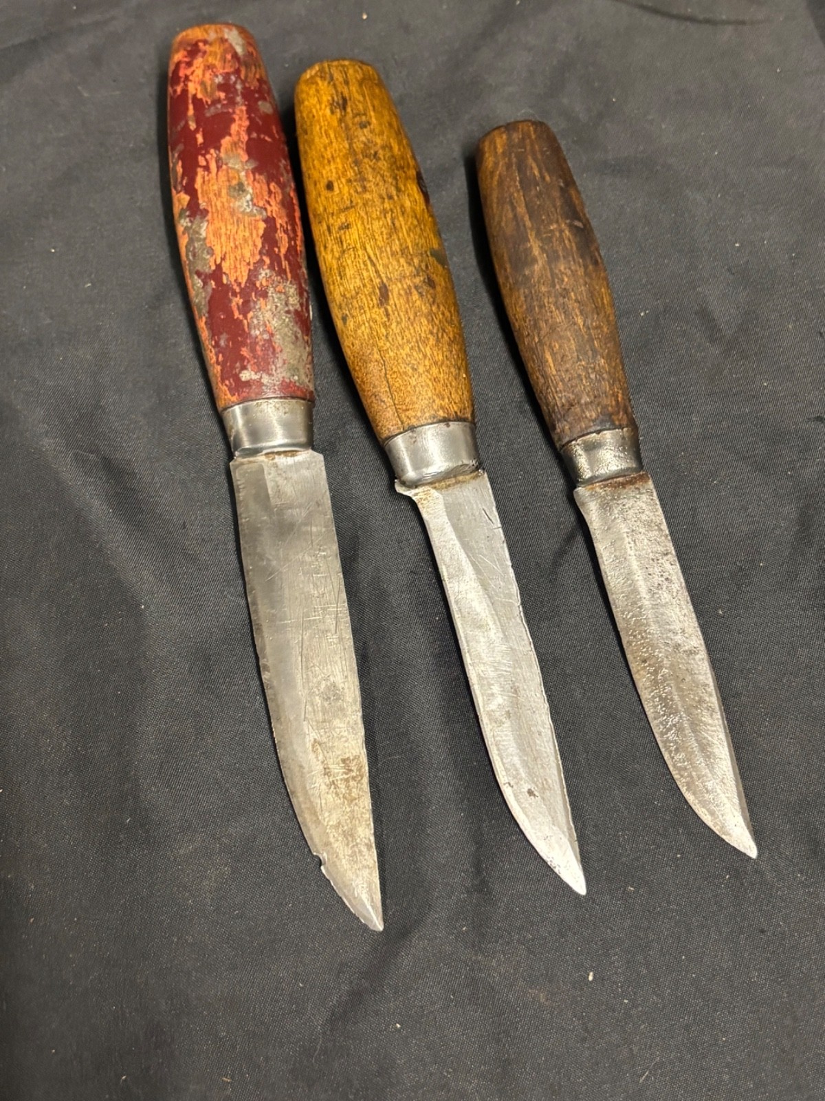 Vintage Mora Knife Lot Swedish Knives F M Mattsson Mora KJ Eriksson Military 3 C