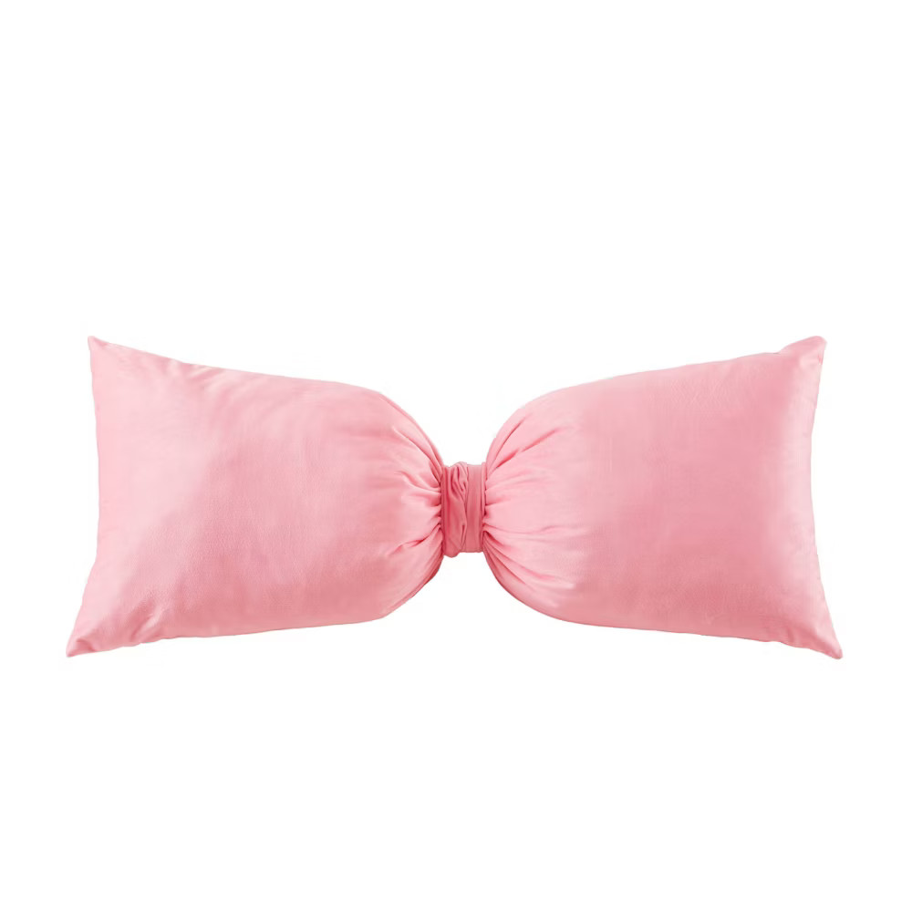 Armoire Collection Oversized Bow Bed Pillow Pink