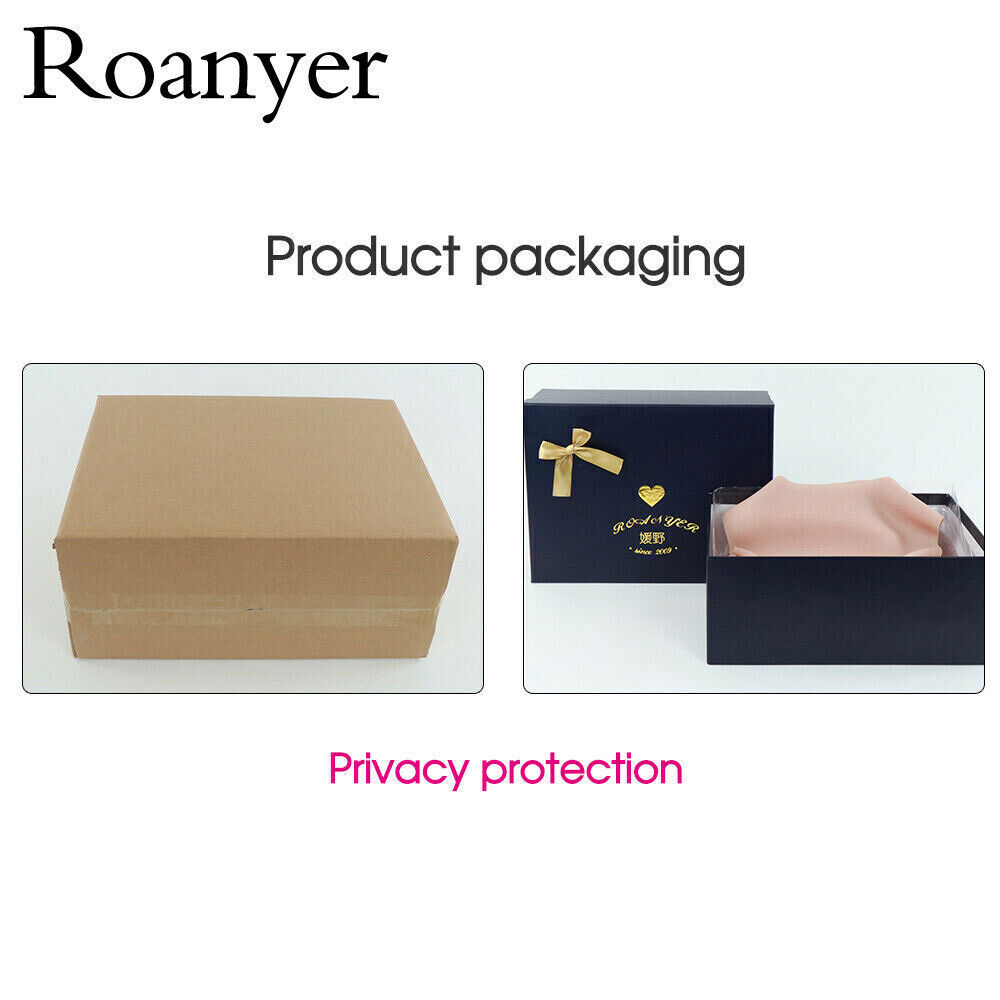 Roanyer Silicone Female Realistic Fancy Human Skin Mask Neck Cover Crossdresser