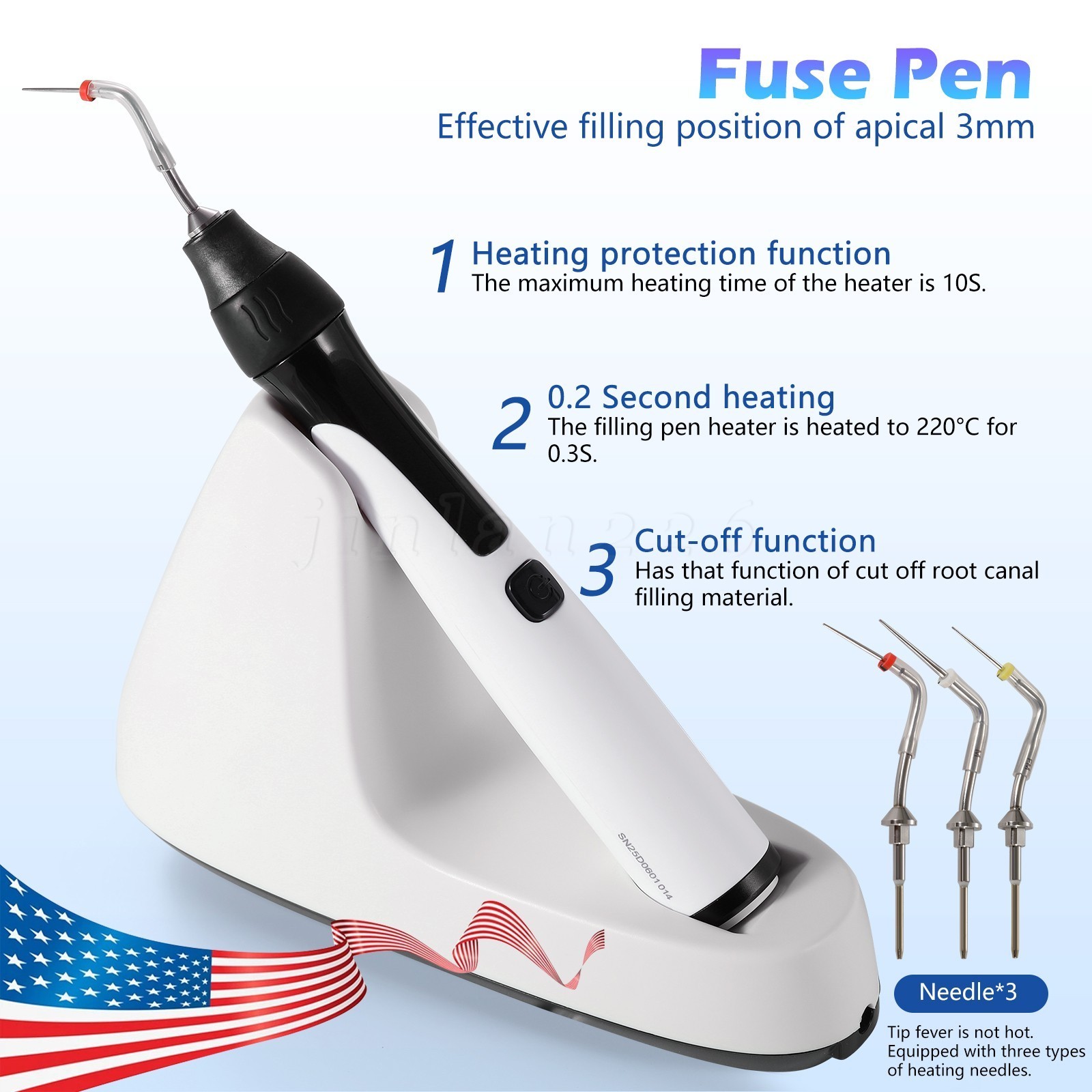 Dental Gutta Percha Obturation System Pen Gun