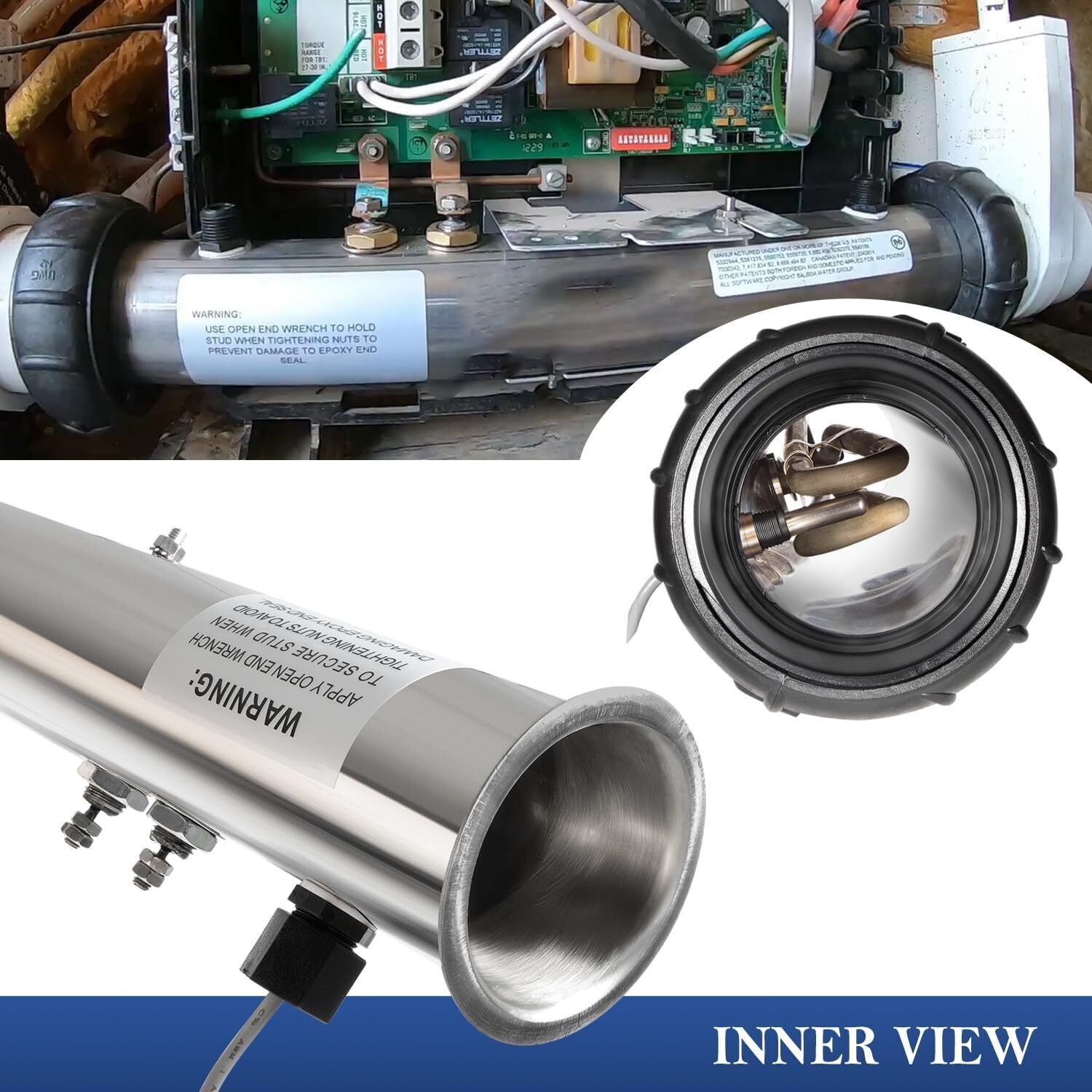 Replace Part for 58083 Balboa Hot Tub Heater Element 25-175-1010 VS M7 5.5KW