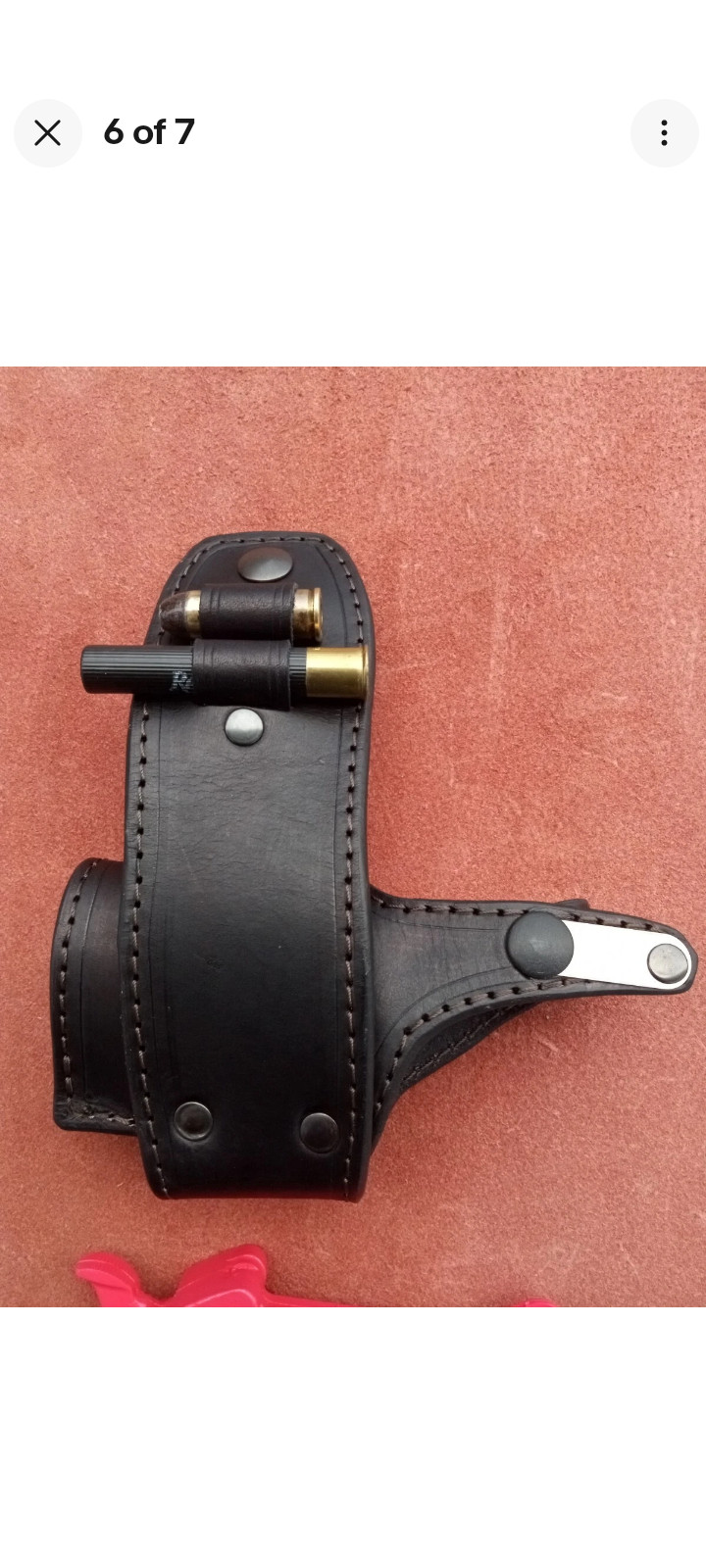Made to Order Bond Arms 45/410 Ammo Loop Leather Cross Draw Driving Holster