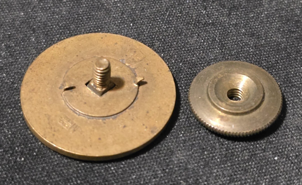 1926-37 Type 2 Gilt Engineers Co. E Collar Disk - NS Meyer - SB