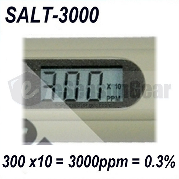 SALT-3000 Salinity Tester for Salt Water Pool & Koi Pond /medic/meter