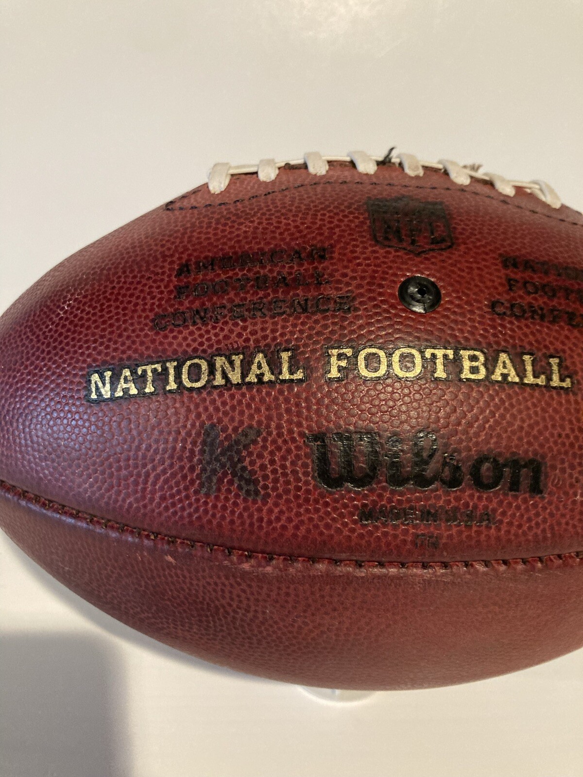 Randall Cobb Green Bay Packers Signed Game Used Bears K Ball With Packer Case