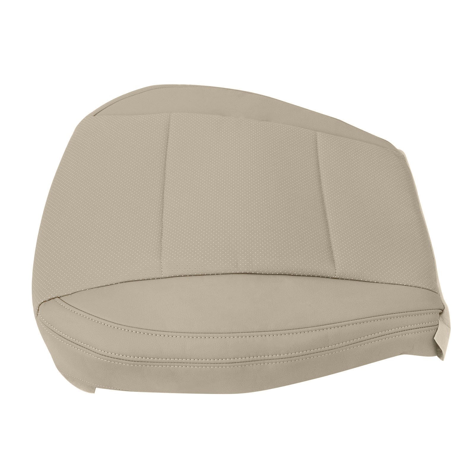 Front Bottom/Top Seat Cover Leather Tan For 2015-2019 Subaru Legacy Outback Tan