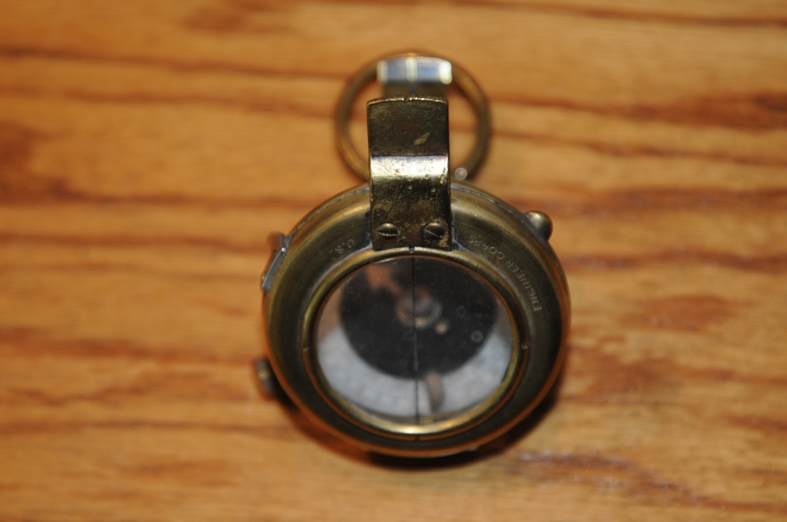 US Army Engineer Corps Cruchon Emons Berne Brass Pocket Compass WWI 1918 - 58259