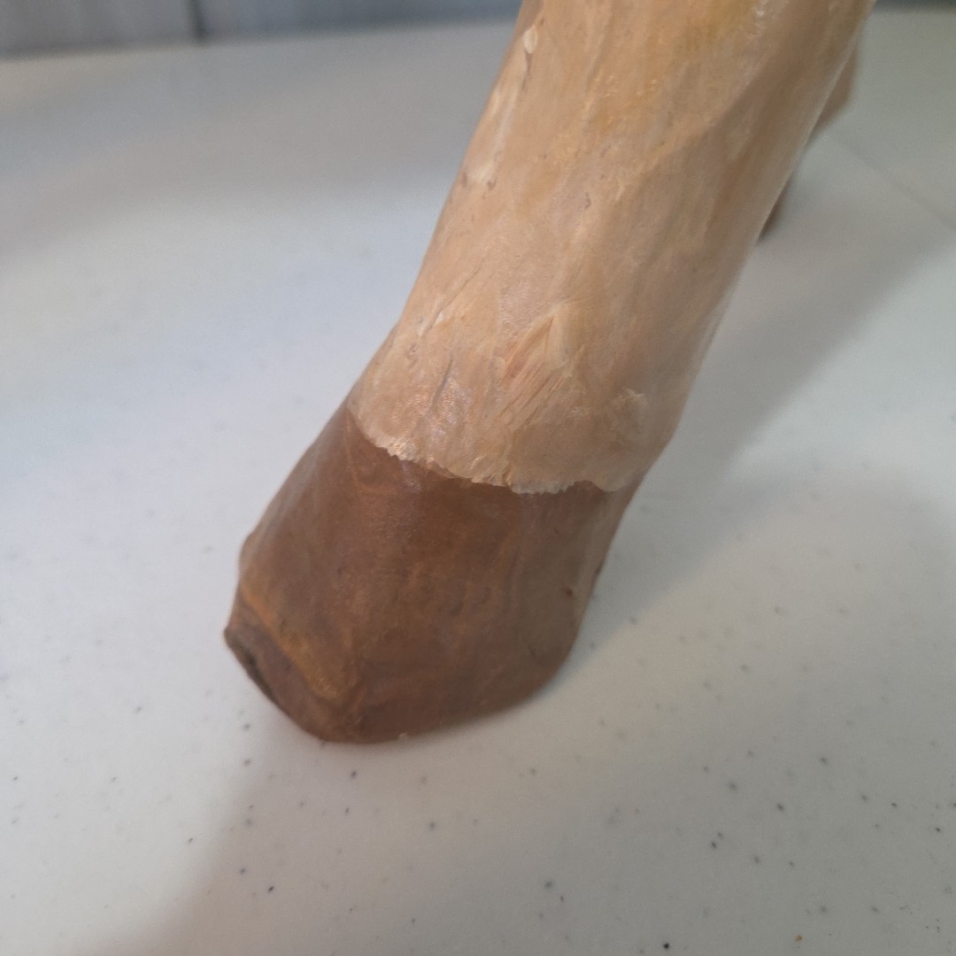 Vintage Paper Mache Spotted Blanket Appaloosa Horse Statue Indian Native