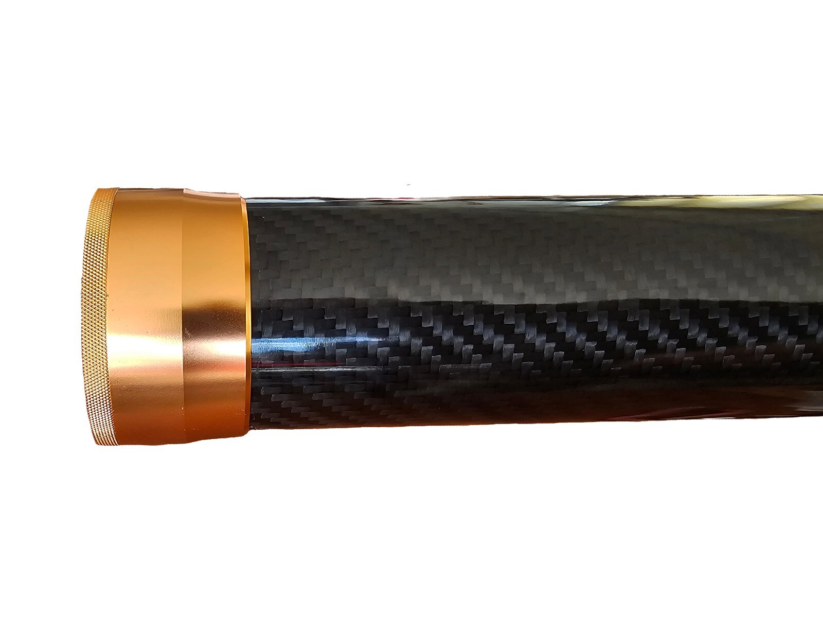 CARBON FIBER TWILL WEAVE 2" ROD CARRYING TUBE 2" DIA FOR 2PC/4PC FLY ROD 2WT/12