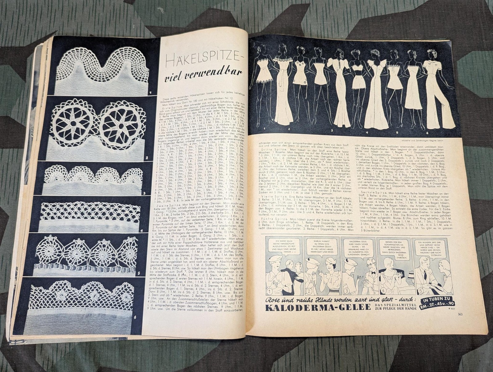 Pre WWII German Die Neue Gartenlaube Magazine 2 April 1938 Heft 15 1930s Fashion