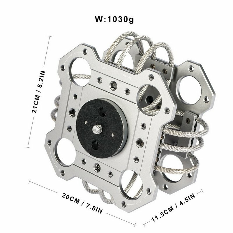 Camera Vibration Isolator System Absorber for Camera Car Mount Suction Cup