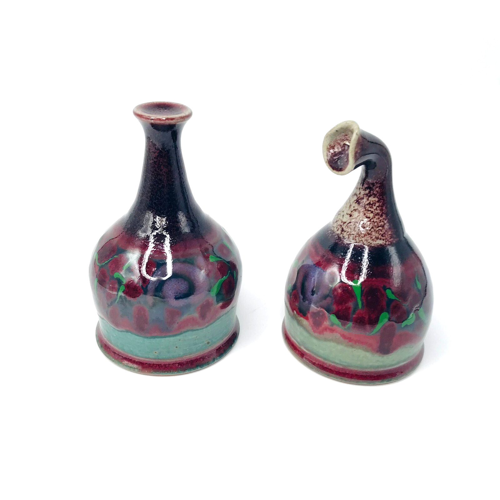 Studio Pottery Magic Secret Spice Salt & Pepper Shaker Set - Great Condition