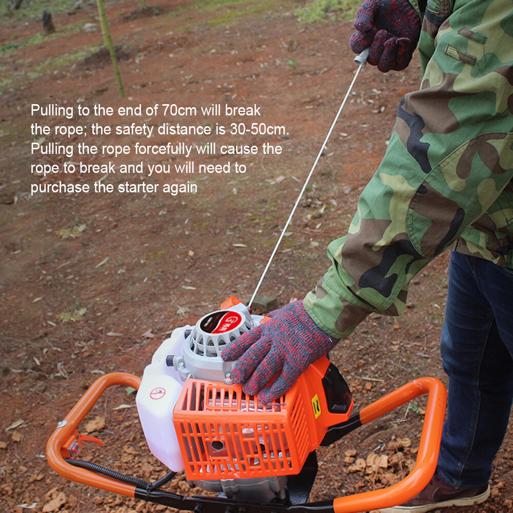 52CC 2-Stroke Gas Powered Earth Auger Post Hole Digger New