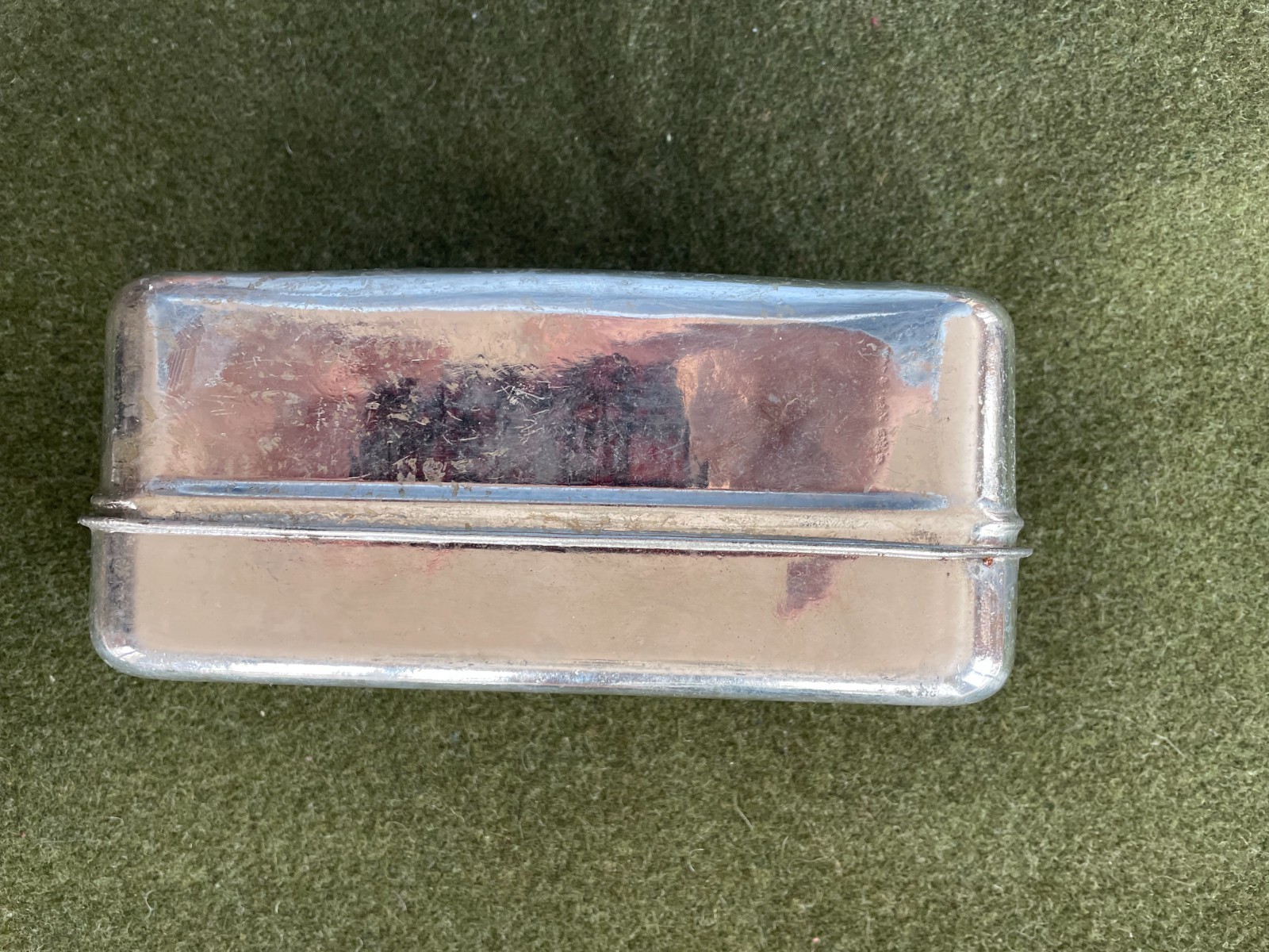 Original WWI Model of 1916 Bacon Tin Can Ration Meat Tin AEF US Army Pristine!