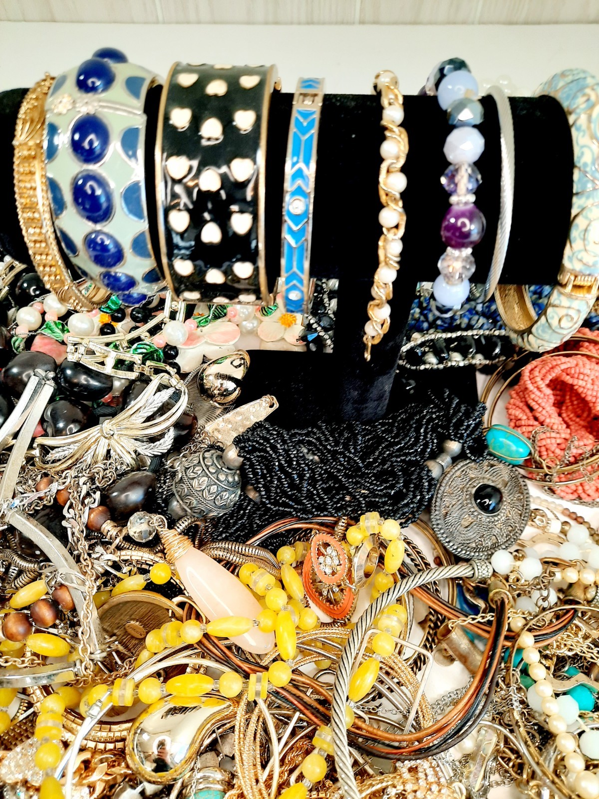 Vtg Modern 1.5Lbs Jewelry Estate Fashion All Wearable Craft Resell