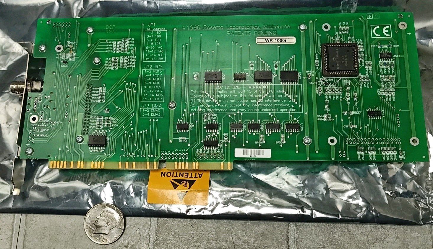 Rosetta Laboratories WinRadio WR-1000i Vintage Radio GUARANTEED WORKING TESTED