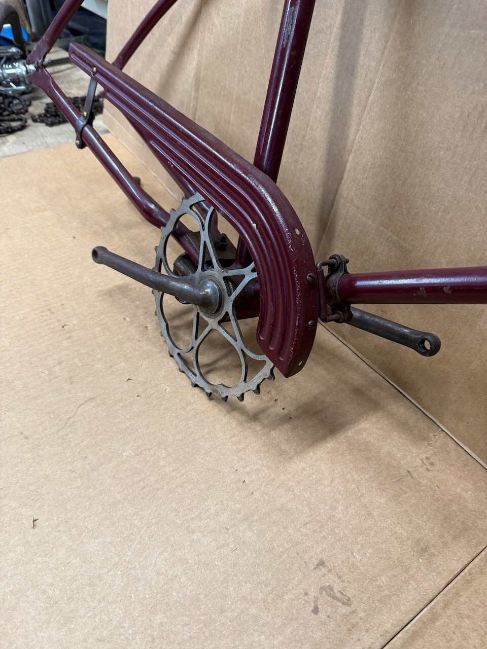 Schwinn Prewar Standard 26" Mens Straightbar Bicycle Frame Set 1941 to 1945