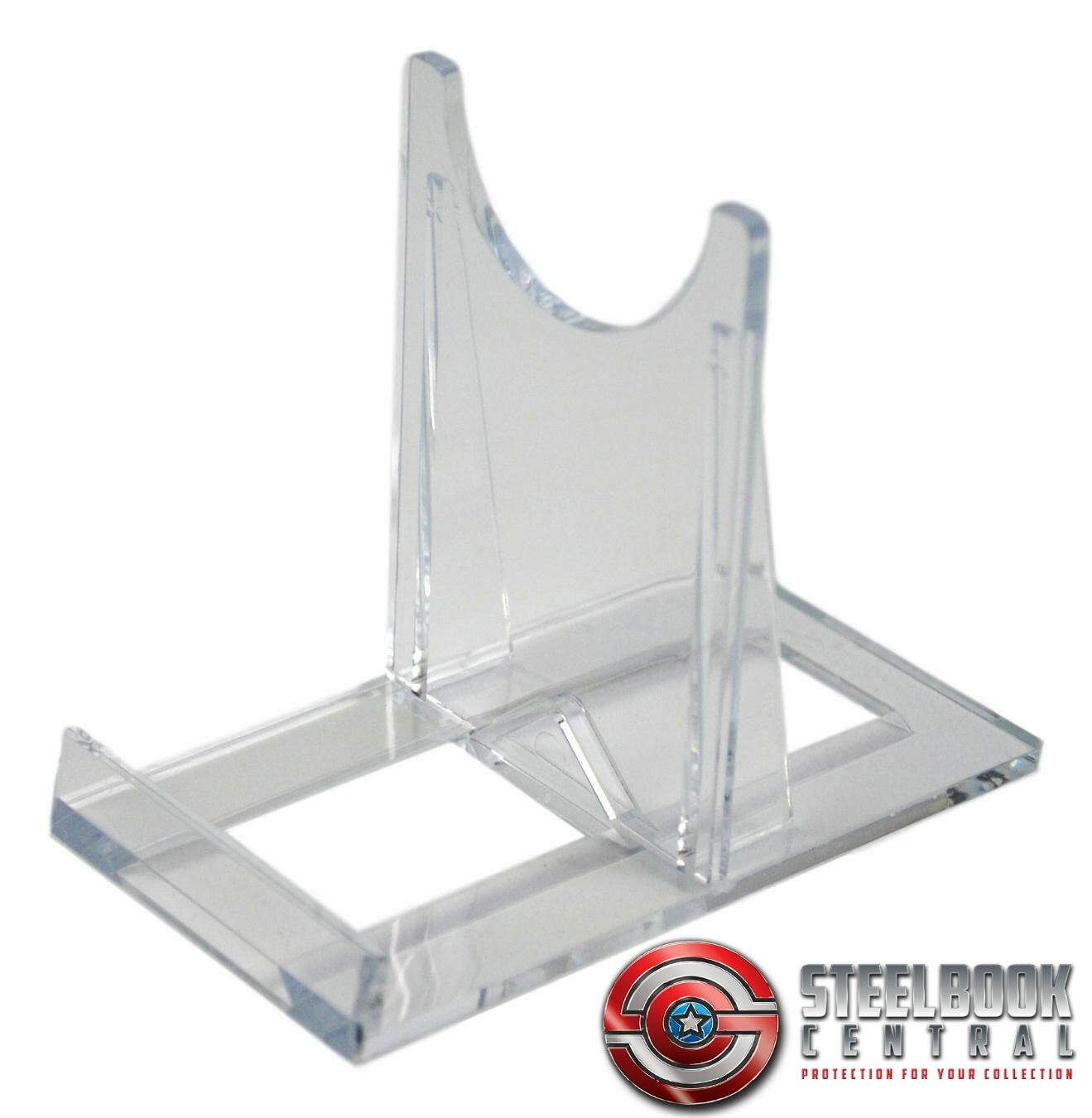 SS1 Blu-ray / DVD Steelbook Small Clear Plastic Display Stands (Pack of 10)