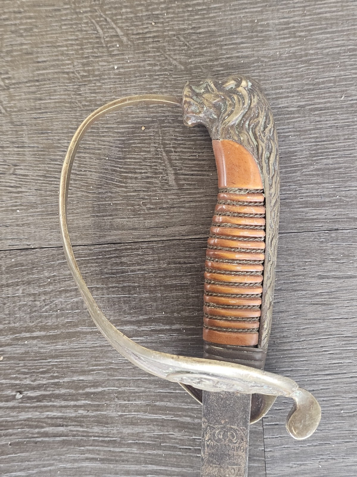 RAREST SPANISH AMERICAN WAR NAVY OFFICERS SWORD LIONSHEAD SHIELD SABER 1857