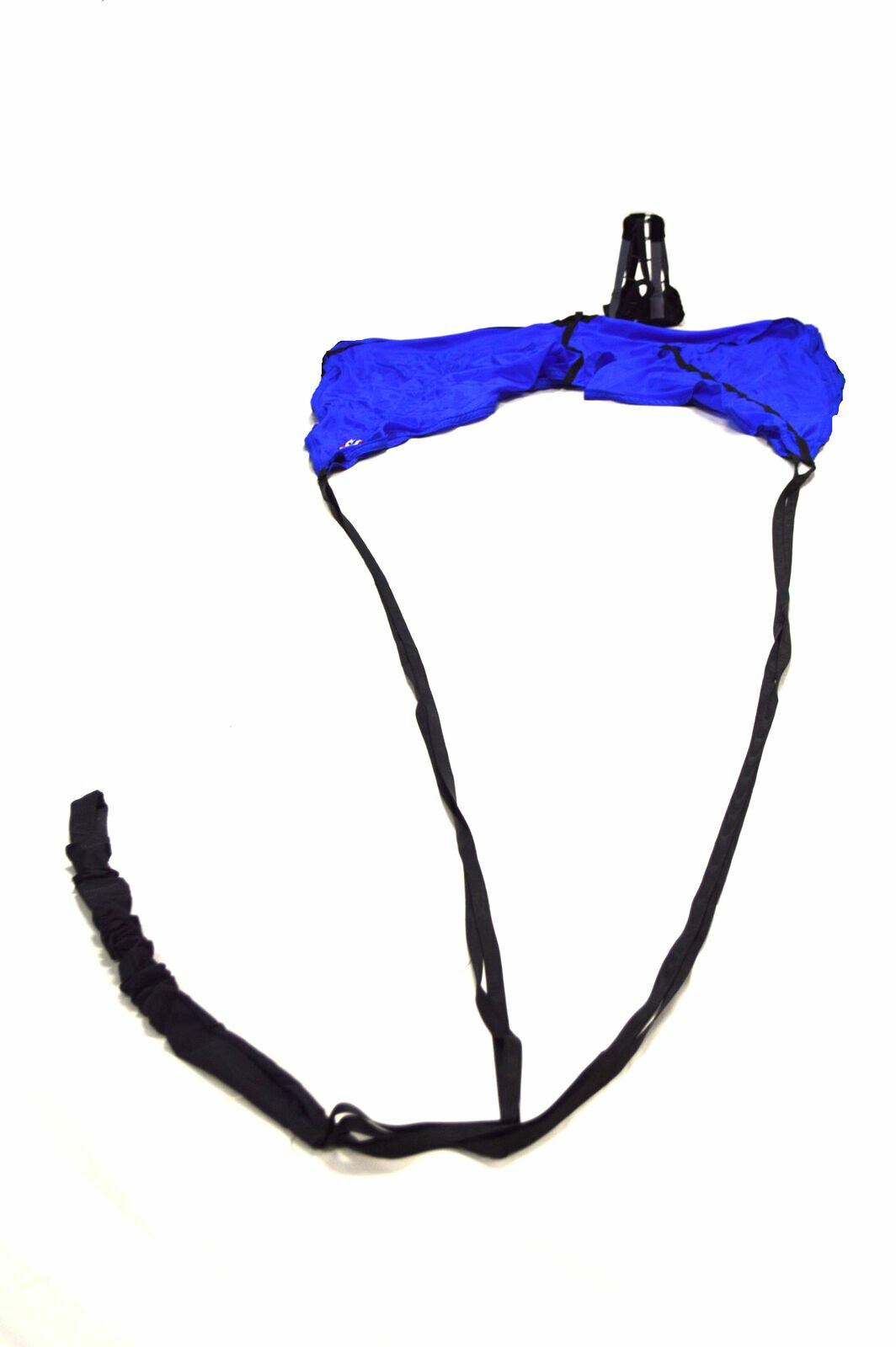 DRAG RACING PARACHUTE BLUE DRAG CHUTE RJS RACING DRAGSTER CHUTE