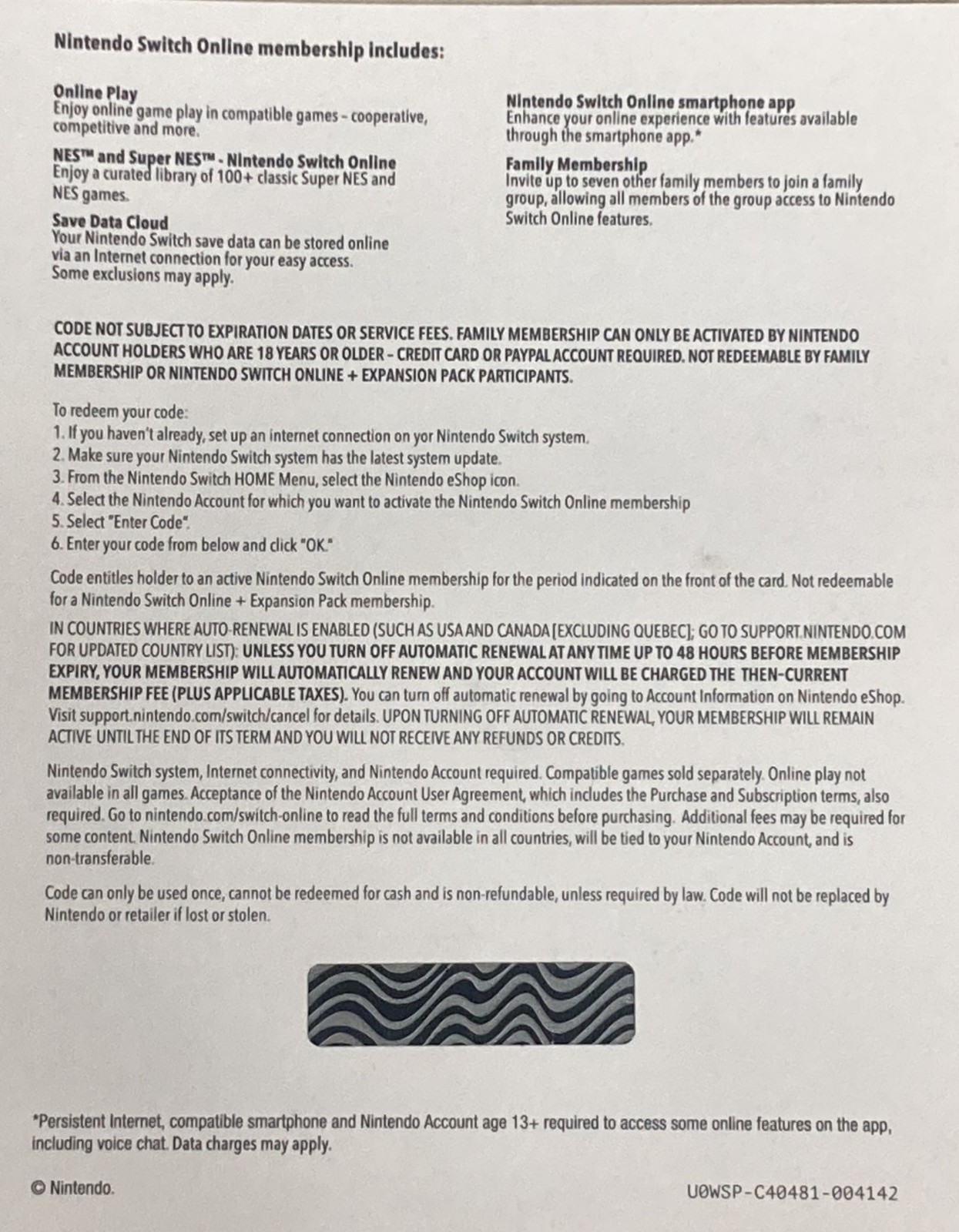 Sandisk 256gb Micro SD Card for Nintendo Switch with Family Membership 12 Months