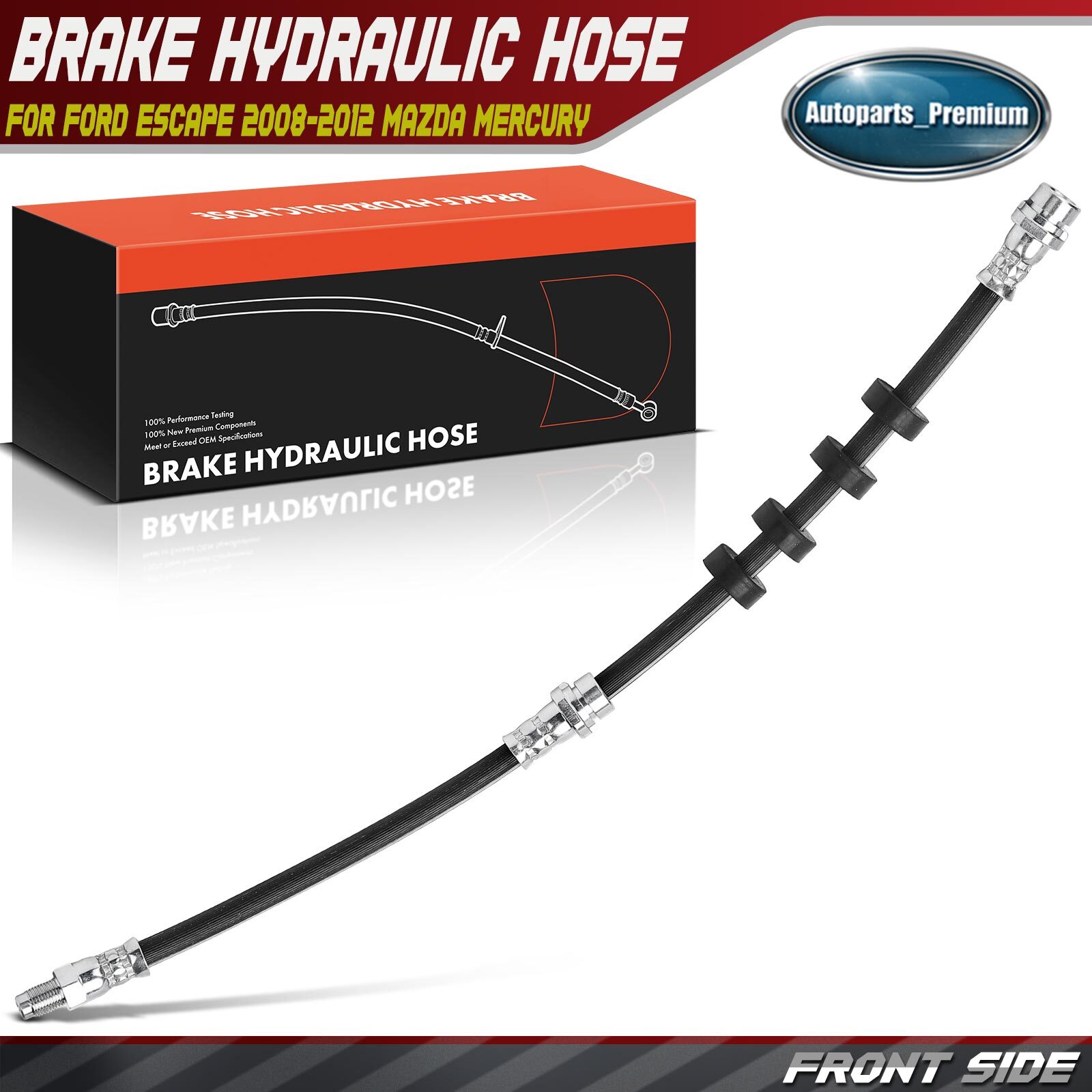 Front Left or Right Brake Hydraulic Hose for Ford Escape 2008-2012 Mazda Mercury