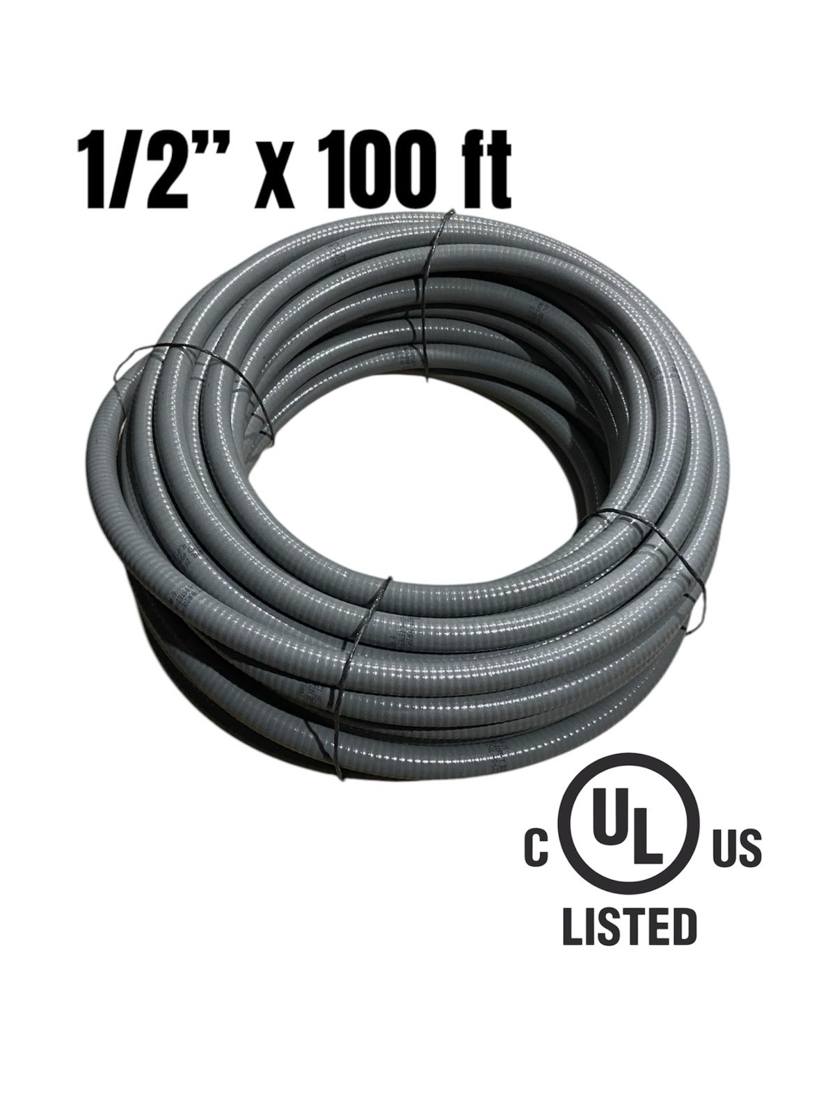 1/2" x 100'  Flexible Liquid Tight, Non-Metallic Conduit - UL Listed.