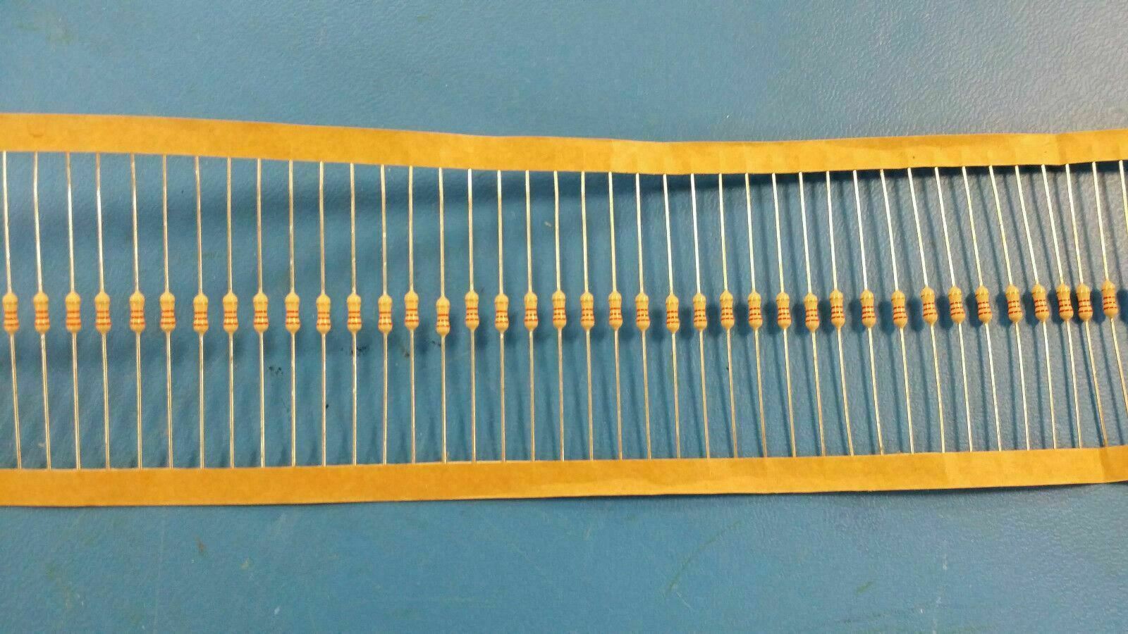 20 Pack - 2.2K 2200 Ohm Ω Resistor 5% Tolerance 1/4W 1/4 Watt Carbon Film PK