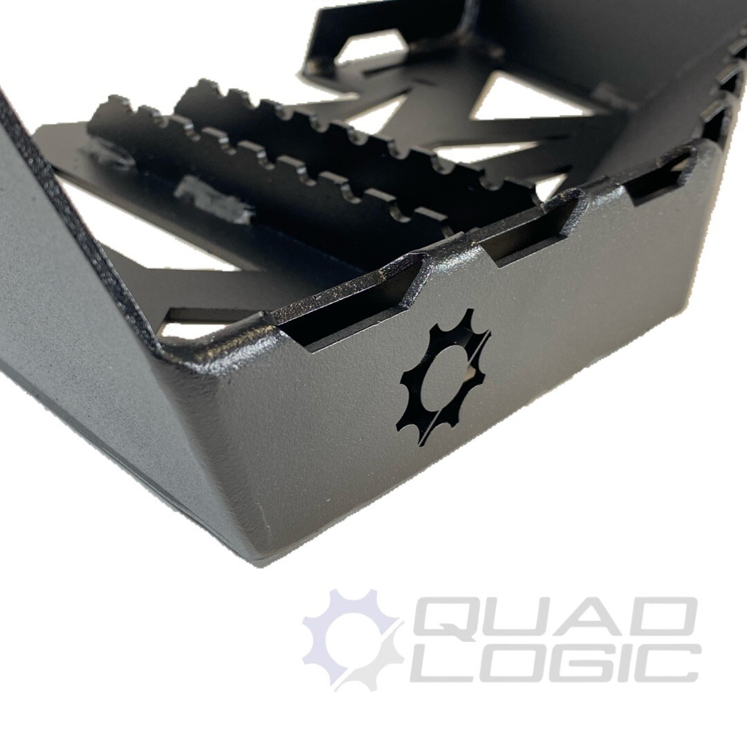 Can-Am Gen 2 (2012-23) Renegade (All models) Black Steel Footwells Floorboards