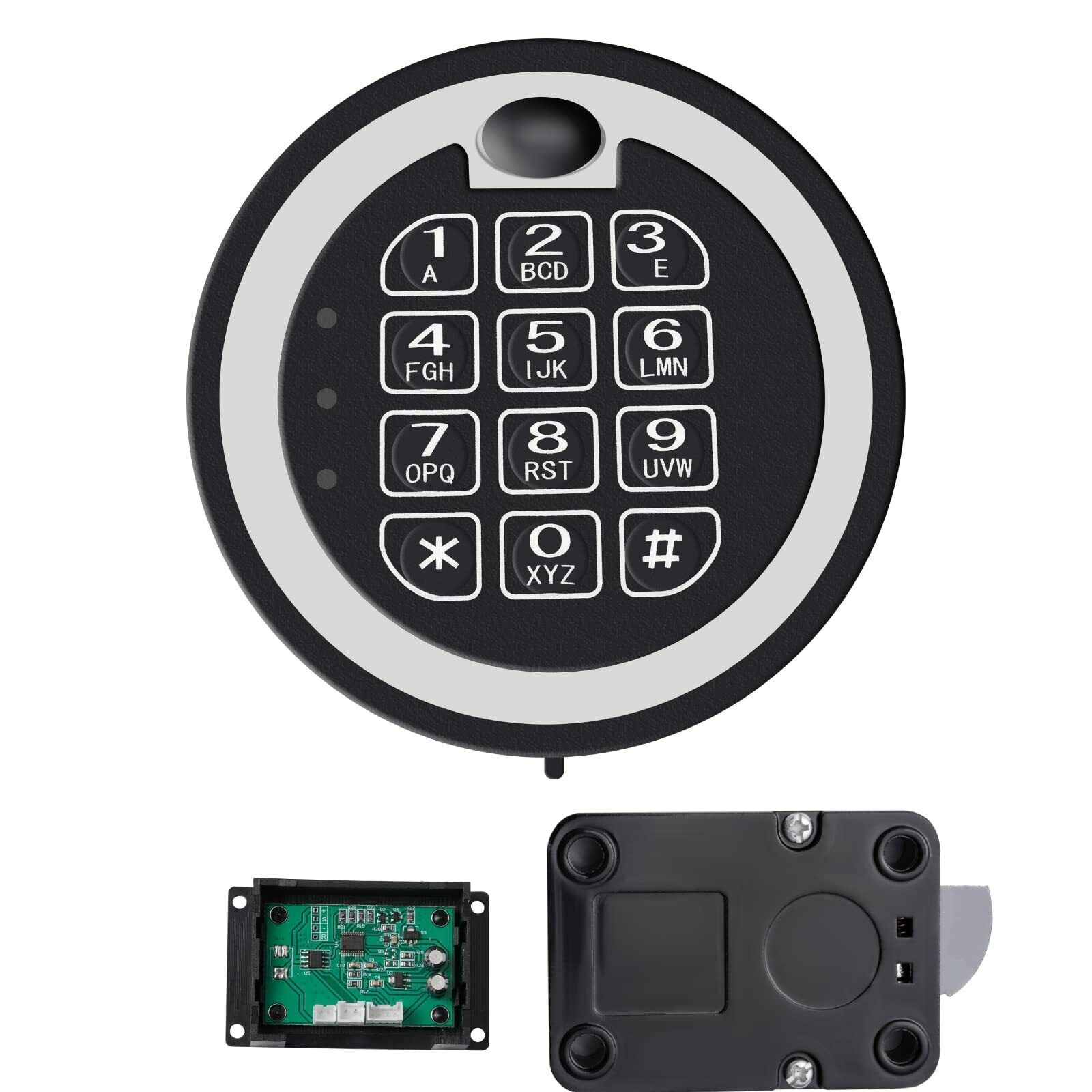 Replace Mesa MSL 500 Safe Lock Black Keypad Electronic Safe Swing Bolt Lock